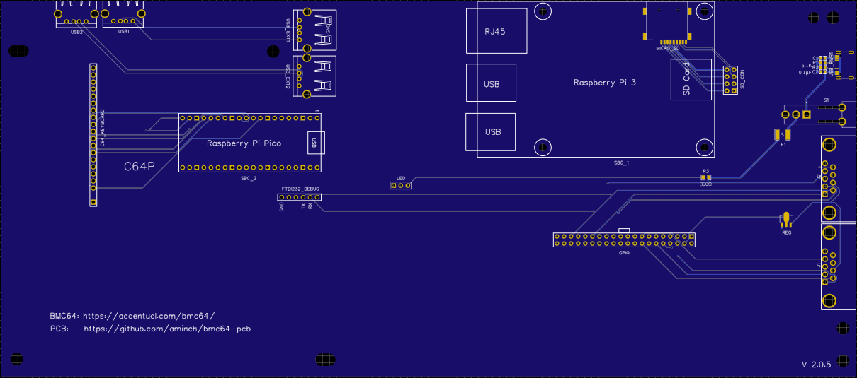 BMC64 PCB 2.0.5